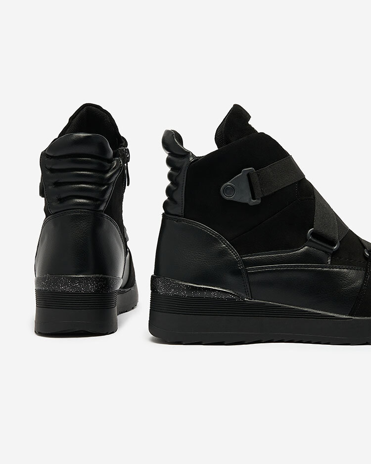 Royalfashion Черные женские спортивные ботинки Sattari