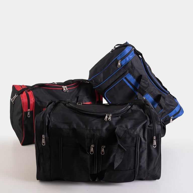Black and red travel bag - Handbags