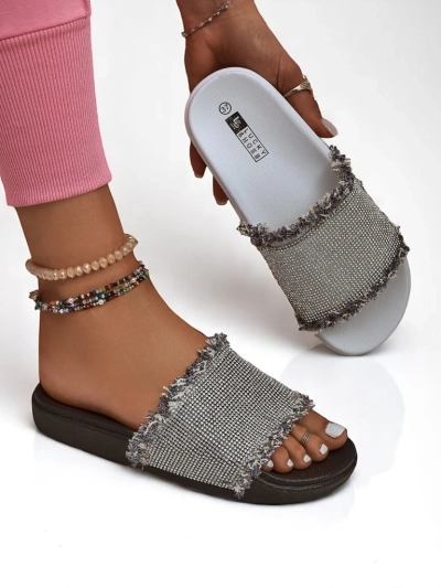 Royalfashion Women's SparkleWalk Flat Flip-Flops