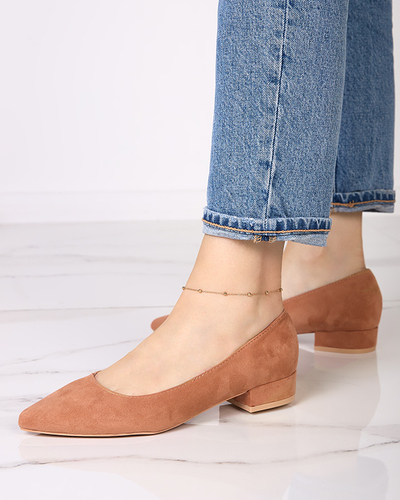 Light brown pumps with flat heels Czinni - Footwear