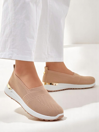 Женские текстильные туфли-слипоны Royalfashion Perfeti