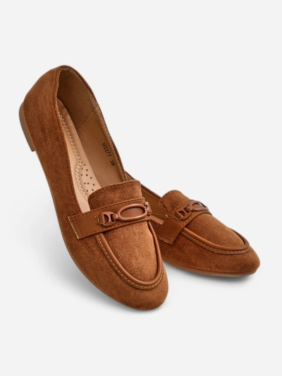 Royalfashion Sieviešu zamša ekoloģiskie mokasīni Zammei