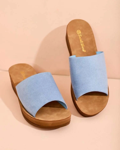 Royalfashion Женские шлепанцы Saffil на низком каблуке