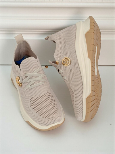 Sneakers da donna Royalfashion Selene - comode scarpe bianche con suola piatta