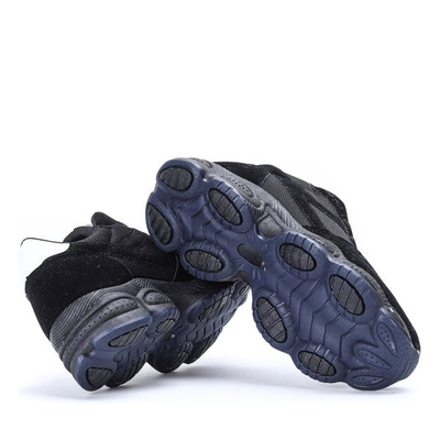 Black sports shoes with Faith high sole - Footwear