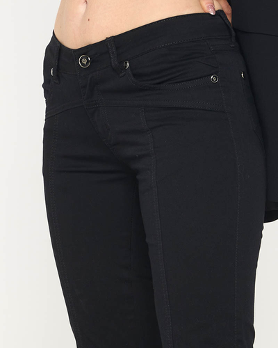 Black women's 3/4 trousers - Clothing