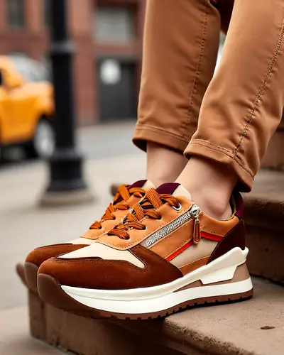 Royalfashion Sieviešu sporta apavi ar slēptu papēdi Bessase