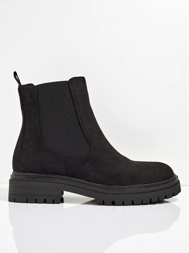 Women's Chelsea-style ankle boots made of eco-suede Yorves