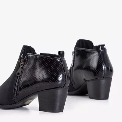 Black women's ankle boots on the Idwin post - Footwear