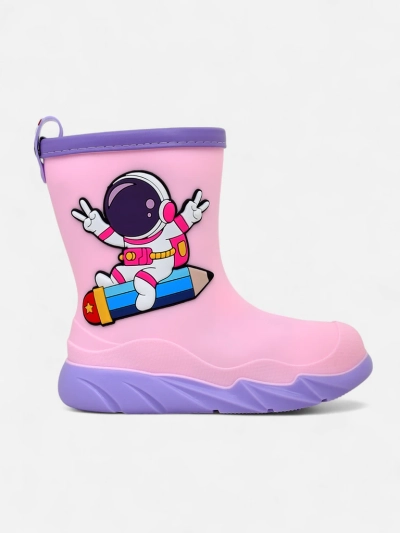 Royalfashion children’s rain boots with astronaut Cosmos