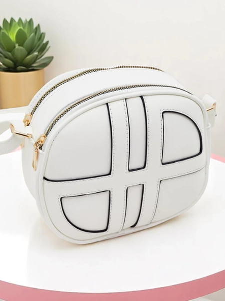 Royalfashion maza sieviešu apaļa eco-ādas soma Riva Circle