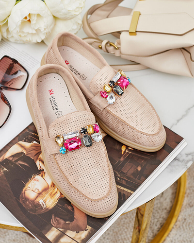 Royalfashion Women's openwork moccasins Mettele