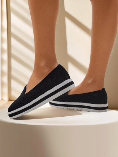 Royalfashion Sieviešu perforētie loafers Cerrole