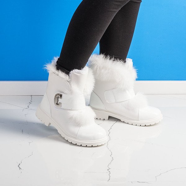 White girls 'boots with fur Neve - Footwear 1