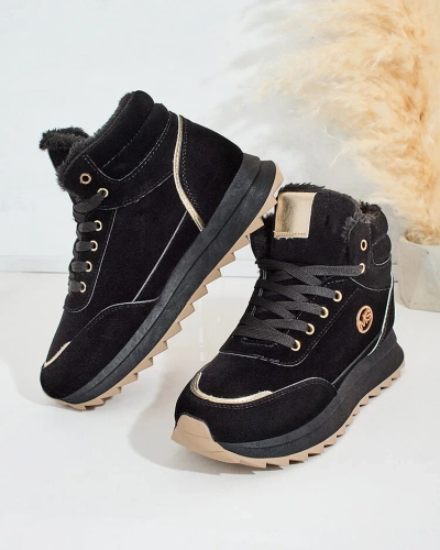 Royalfashion Утепленные женские кроссовки с мехом Casill