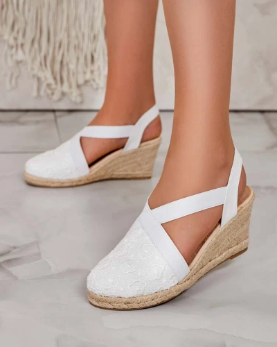 Royalfashion Sieviešu espadrilles Oleqa uz papēža