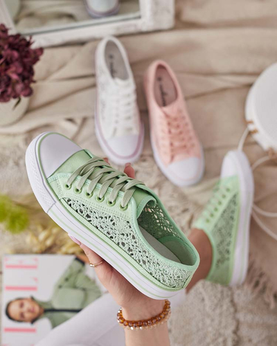 Royalfashion Sieviešu ažūra apavi Niz