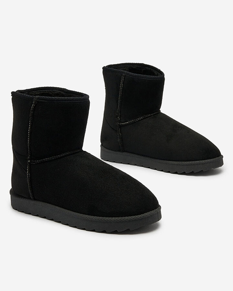 Royalfashion Women's boots a'la snow boots in black color Aener