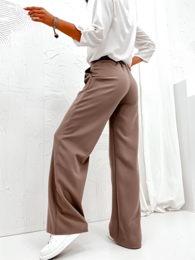 Royalfashion Wide women's fabric trousers