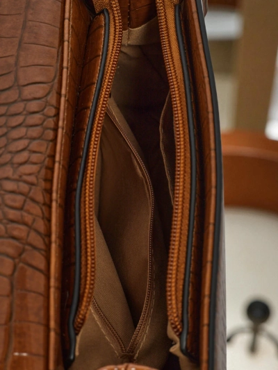 Borsa piccola da donna in pelle eco verniciata Veluna