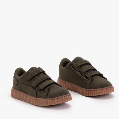 Dark green boys' sports shoes Jey - Footwear