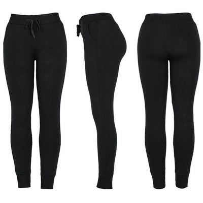 Black cotton sweatpants - Pants 1