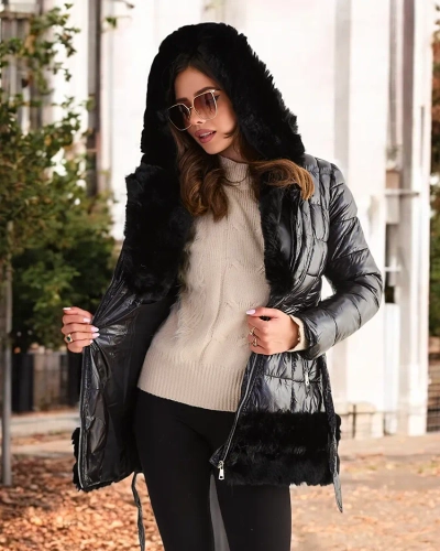 Женский зимний плащ Royalfashion