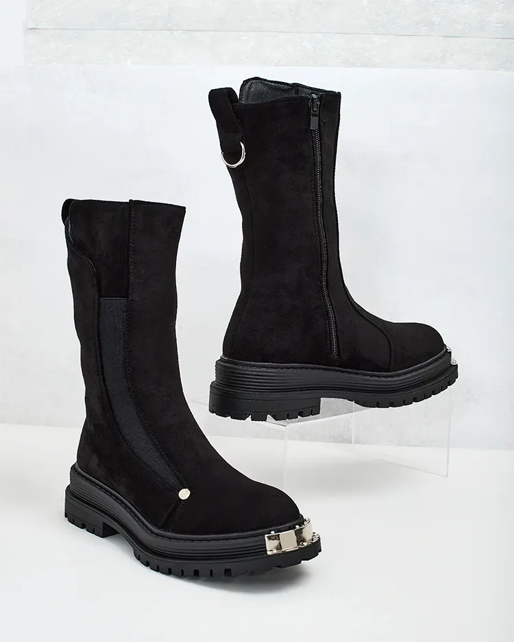 Royalfashion Женские сапоги из эко-замши Homni