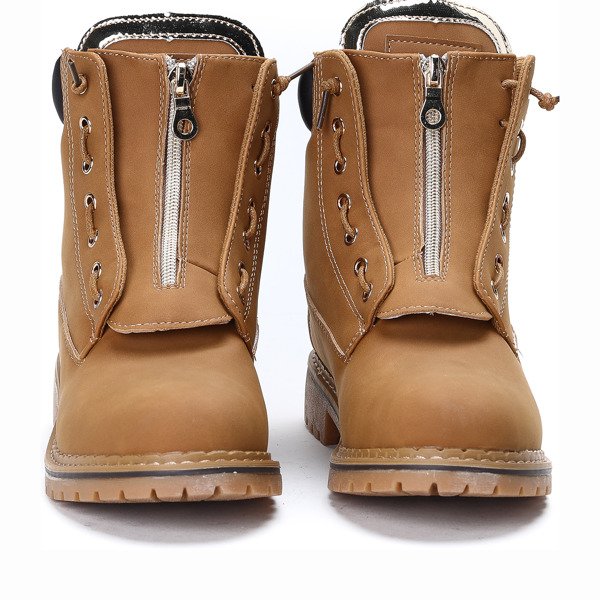 Martina brown insulated hiking boots - Footwear