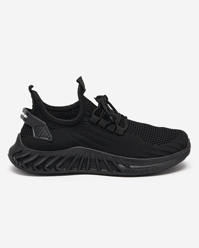 Royalfashion Women's fabric sports shoes in black Ltoti
