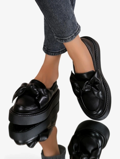 Royalfashion Элегантные женские мокасины с бантом Ortto