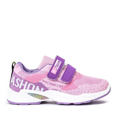 Oniferi girls &#39;pink Velcro shoes - Footwear 1
