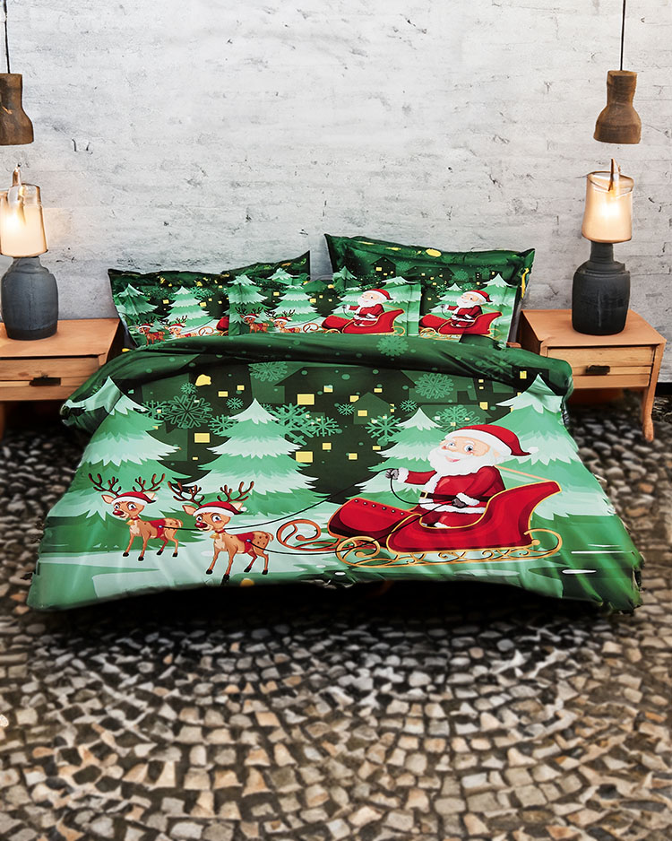Royalfashion Christmas bedding 160x200 set of 4 PARTS