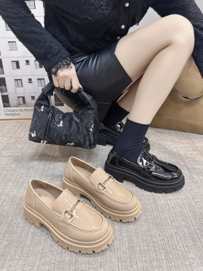 Royalfashion Women's patent moccasins Adelio