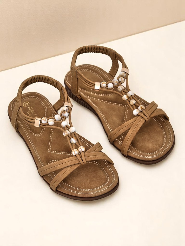 Royalfashion Sieviešu sandales ar rotājumiem Imen