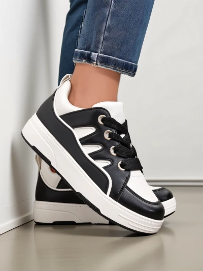 Royalfashion Women's Sneakers with Thick Sole Assaqi