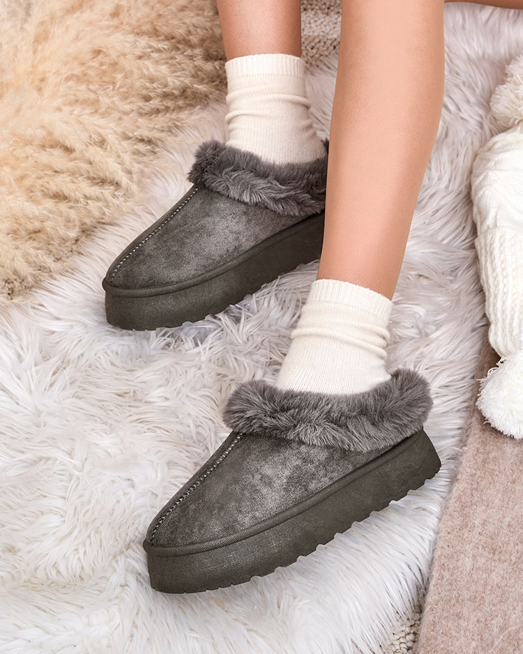 Royalfashion Sieviešu īsie zābaki a'la sniega zābaki Kapfiee