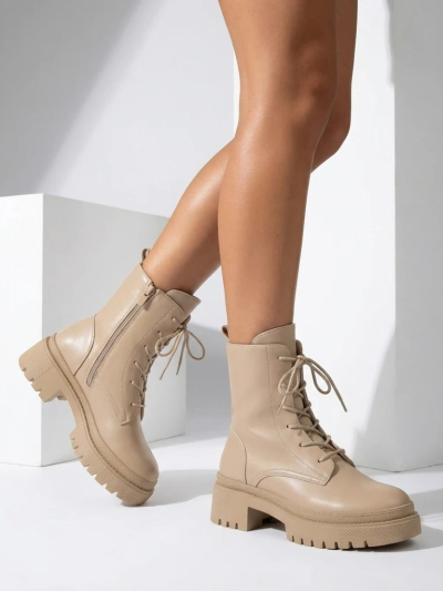 Royalfashion Women's Bumalo lace-up boots