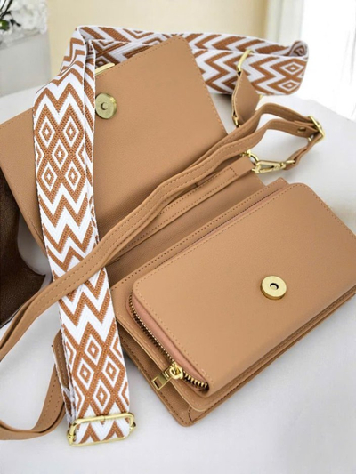 Royalfashion Multifunctional quilted purse wallet on a strap Multi Culti