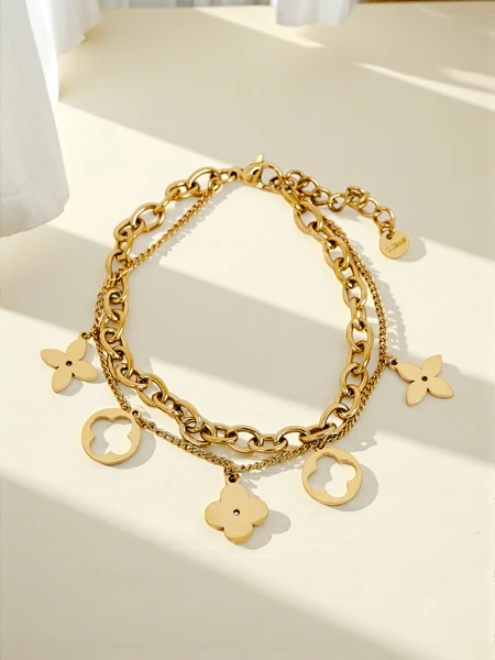Aurelia Fiorenza Bracelet me botanic medallions