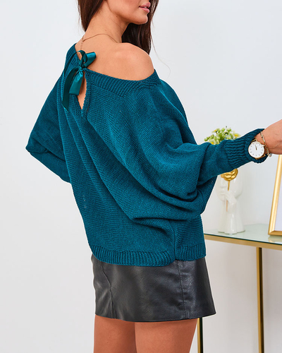 Royalfashion Women's Turquoise Sweater