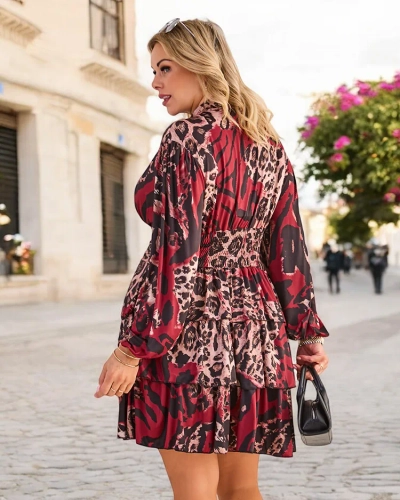 Royalfashion Women's knee-length dress with print