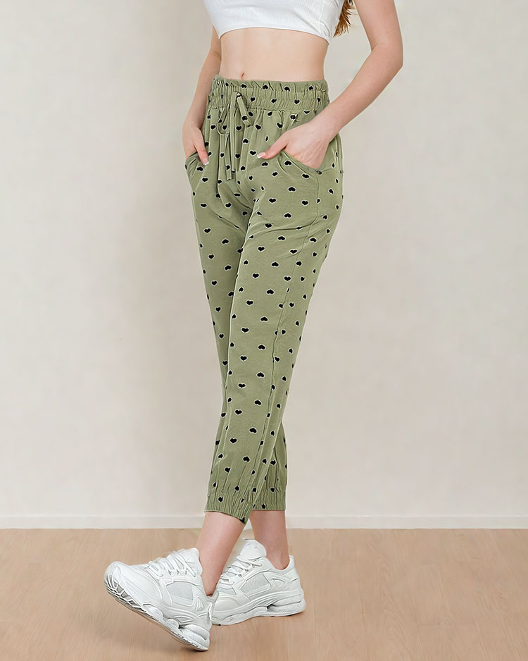 Royalfashion Sieviešu auduma bikses ar sirsniņām