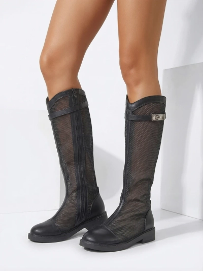 Royalfashion High perforated women's ankle boots Ovittole