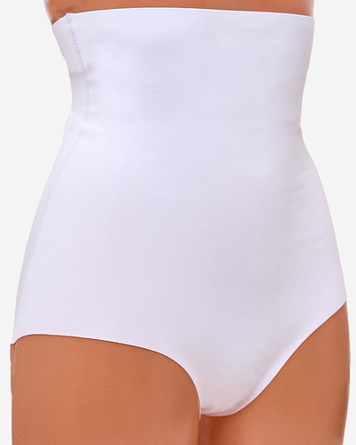 Royalfashion White women's modeling high-waisted panties