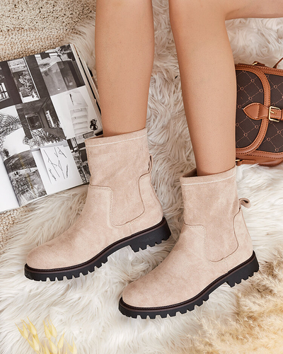 Royalfashion Sieviešu zābaki Gebimma no eko zamšādas