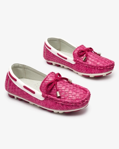 Детские мокасины цвета фуксии Dannad- Footwear