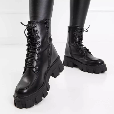 OUTLET Black women's flat-heeled baggers Sinila - Footwear