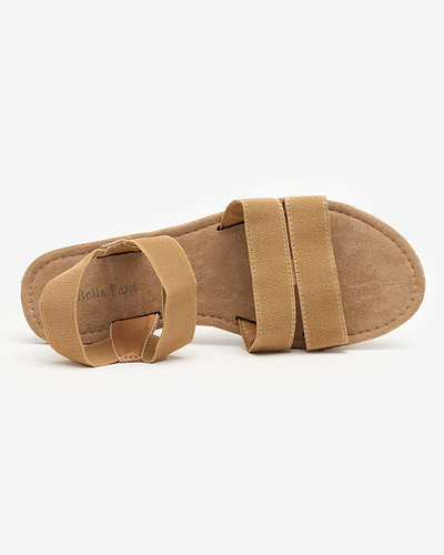 Gaiši brūnas sieviešu sandales Stalia - Shoes