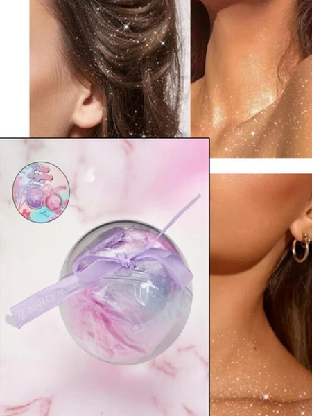 Fluffy ball highlighter